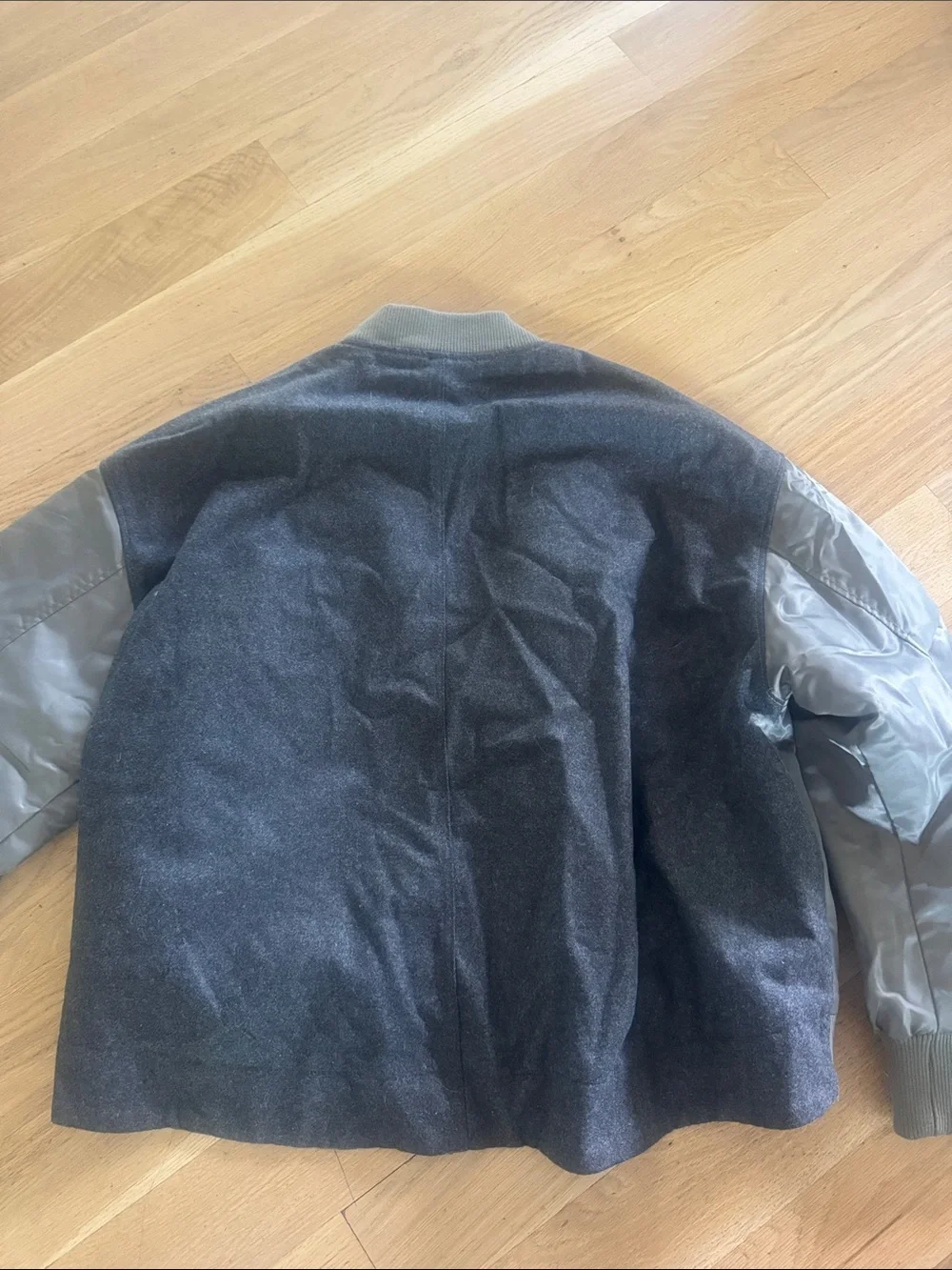 ASOS Olive Green Bomber Jacket with Ribbed Trim